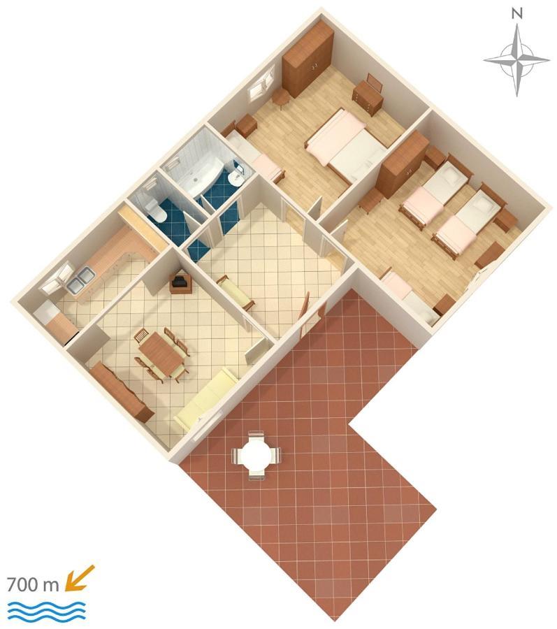 Apartment Biograd Na Moru 5899A Экстерьер фото